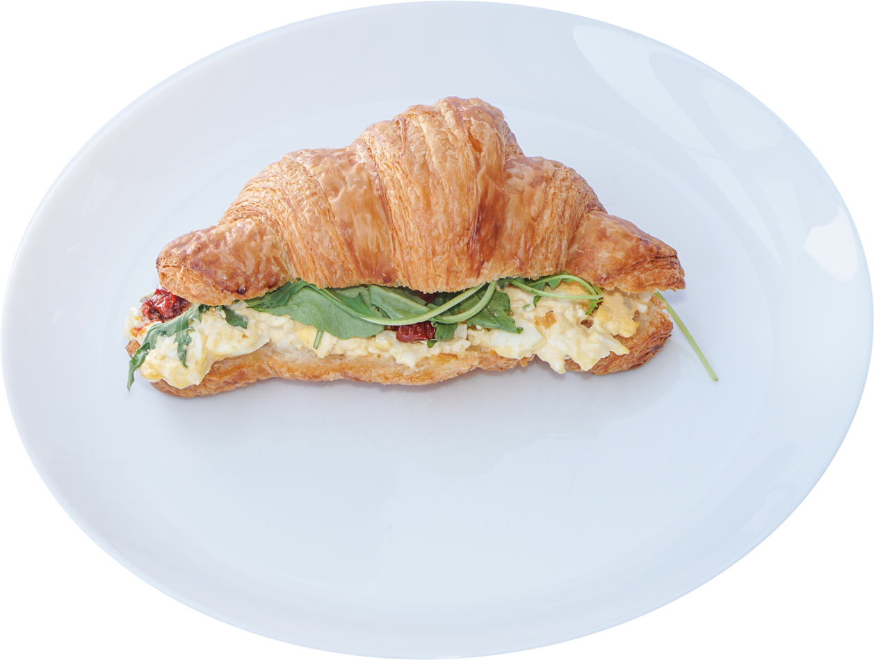 Дробено јајце кроасан
