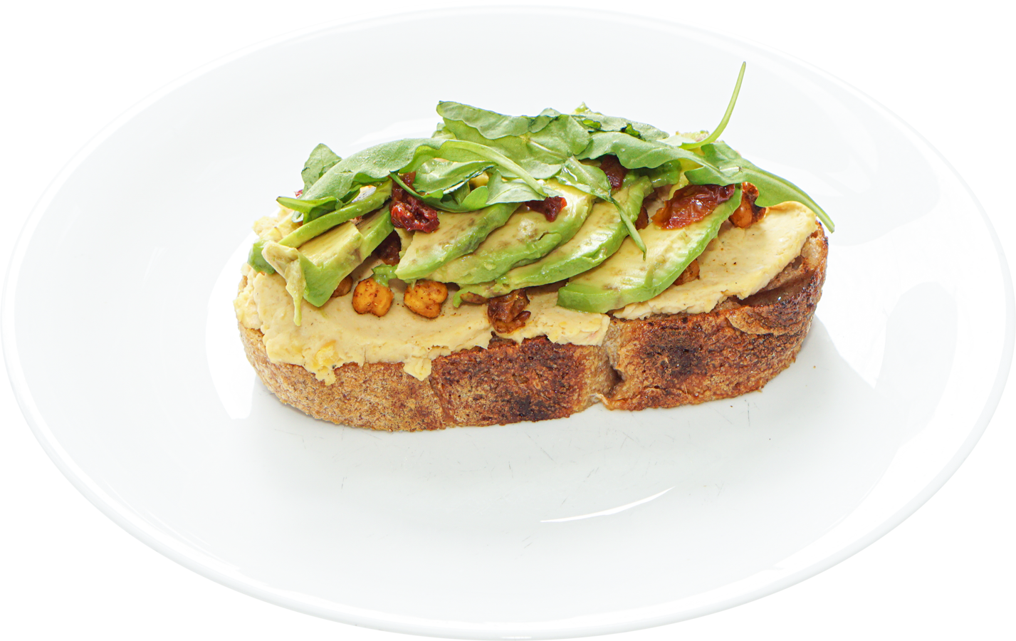 Авокадо хумус тост